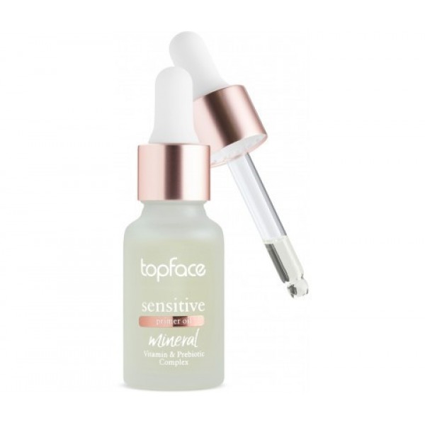 Олія-праймер для обличчя Top Face Sensitive Primer Mineral Oil Vitamin Prebiotic Complex Vegan PT564 15 мл Олія-праймер для обличчя Top Face Sensitive Primer Mineral Oil Vitamin Prebiotic Complex Vegan PT564 15 мл