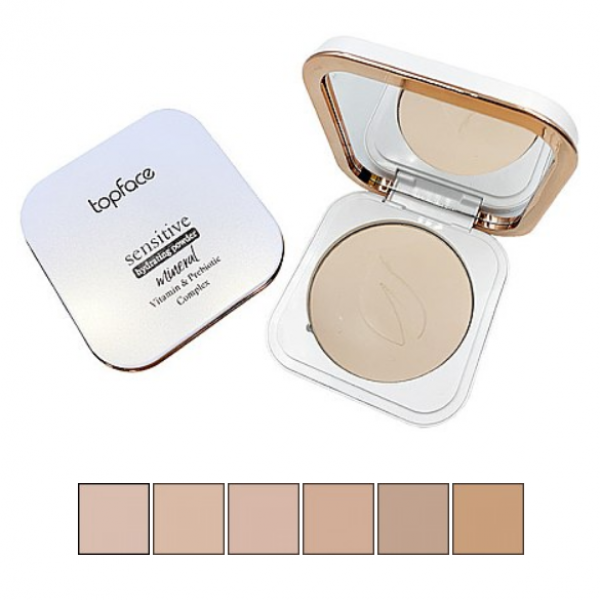 Пудра компактная для лица TopFace Sensitive Mineral Powder Hydrating PT266