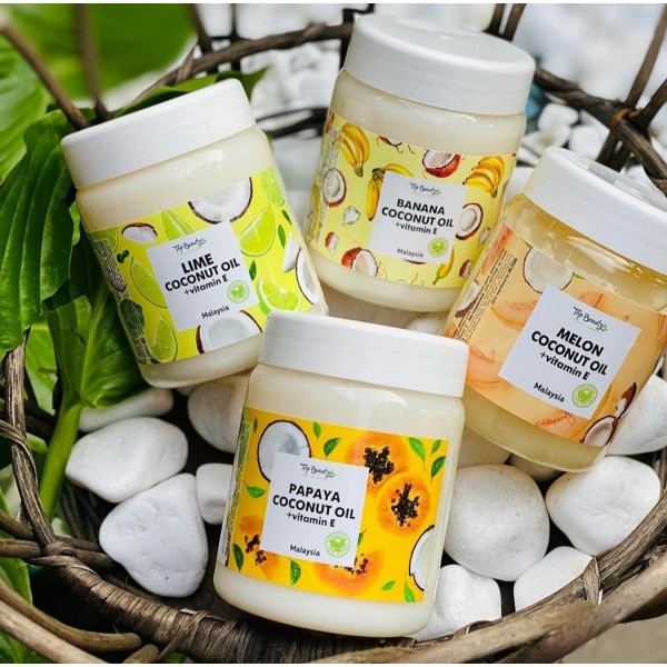 Кокосове масло для тіла Top Beauty and Coconut Fruit 250 мл Папайя-кокос Кокосове масло для тіла Top Beauty and Coconut Fruit 250 мл Папайя-кокос