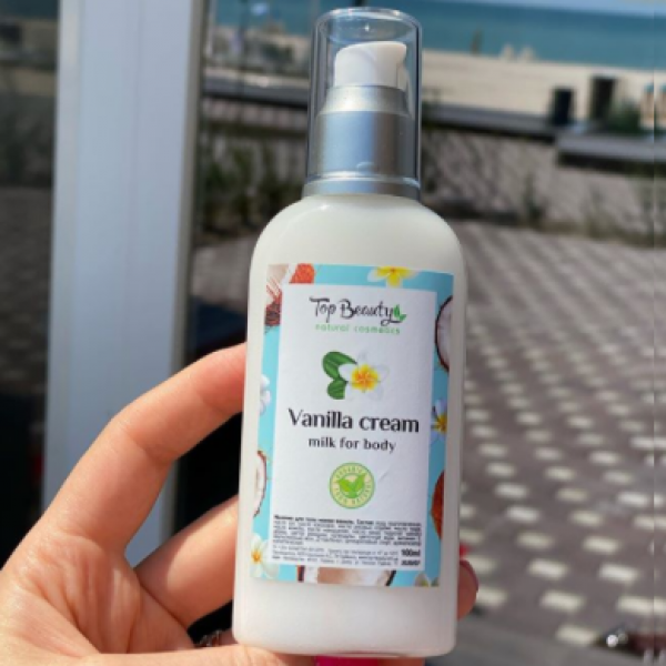 Молочко для тіла фруктове Top Beauty Milk For Bode 100 мл Ванільний крем Молочко для тіла фруктове Top Beauty Milk For Bode 100 мл Ванільний крем