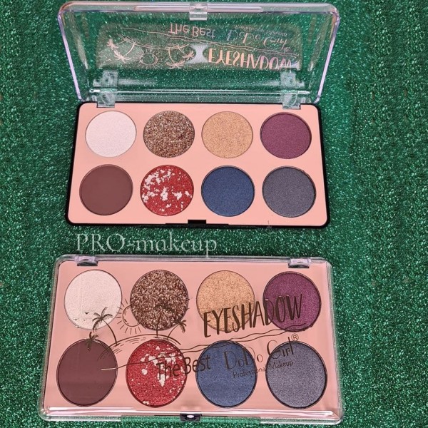 Палетка тіней на 8 відтінків Dodo Girl The Best Eyeshadow №02 Палетка тіней на 8 відтінків Dodo Girl The Best Eyeshadow №02