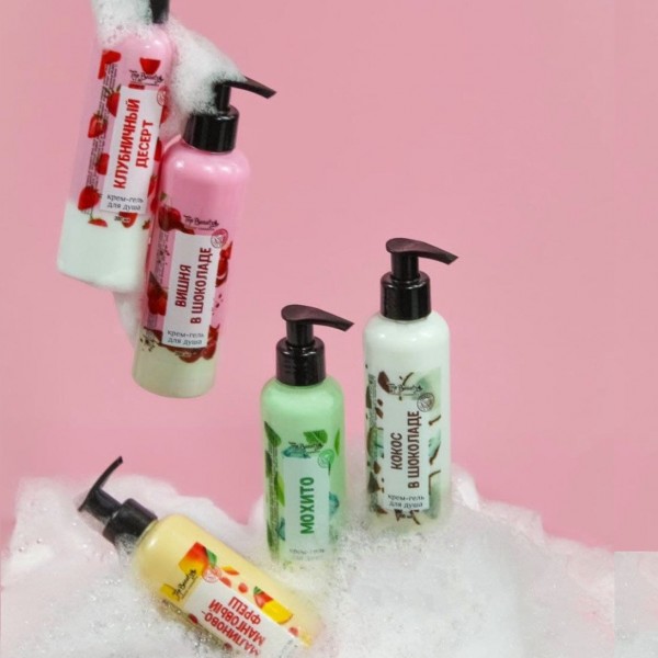 Крем-гель для душу Top Beauty 250 мл Крем-гель для душу Top Beauty 250 мл