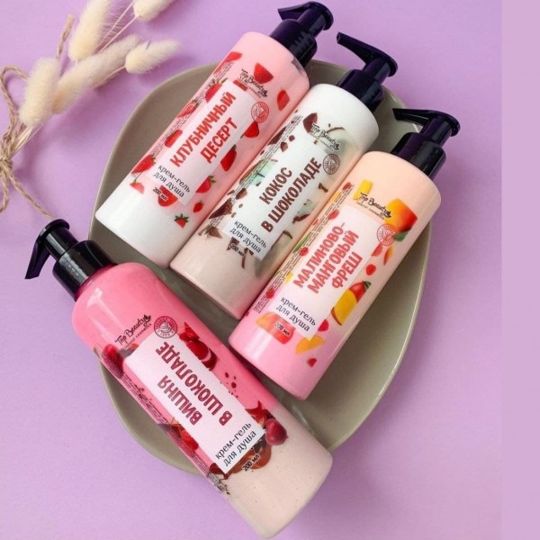 Крем-гель для душу Top Beauty 250 мл Крем-гель для душу Top Beauty 250 мл