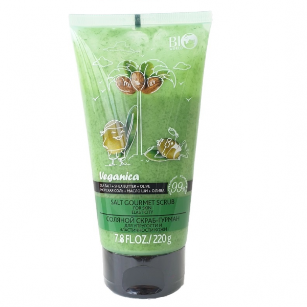 Соляний скраб-гурман для пружності і еластичності Bio World Botanica 220г