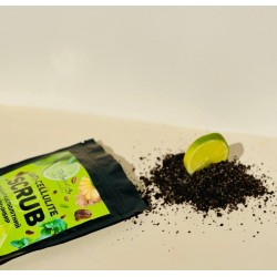 Скраб для тіла підтягаючий і антицелюлітний на основі кави Top Beauty Scrub Anti-cellulite 200 гр Лайм-імбир