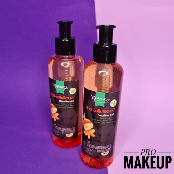 Масло антицелюлітне Top Beauty Anti-cellulite Oil Подвійне Дію 200 мл Апельсин Масло антицелюлітне Top Beauty Anti-cellulite Oil Подвійне Дію 200 мл Апельсин