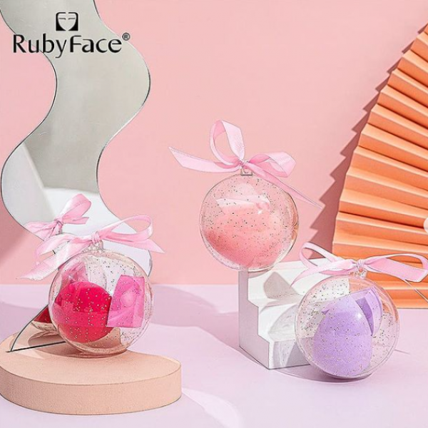 Спонж для макіяжу у футлярі 2 в 1 Ruby Face Спонж для макіяжу у футлярі 2 в 1 Ruby Face