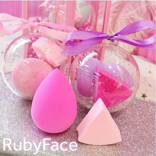 Спонж для макіяжу у футлярі 2 в 1 Ruby Face Спонж для макіяжу у футлярі 2 в 1 Ruby Face