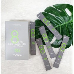 М'яка відновлююча маска для волосся Masil 8 Seconds Super Salon Mild Hair Mask Green 8 мл