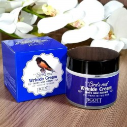 Антивіковий крем для обличчя з екстрактом гнізда ластівки Jigott Bird`s Nest Wrinkle Cream