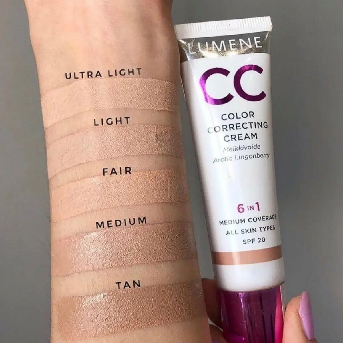 Тональный крем Lumene CC Color Correcting Cream SPF20 Light купить