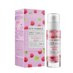 Сироватка-бустер для обличчя із екстрактом малини Bielenda Eco Sorbet Moisturizing & Soothing Serum Booster