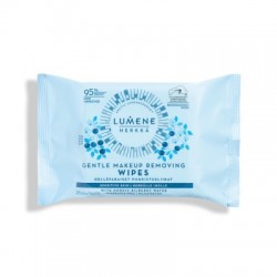 Серветки для делікатного зняття макіяжу 3в1 LUMENE HERKKA Gentle Makeup Removing Wipes (25 шт.)