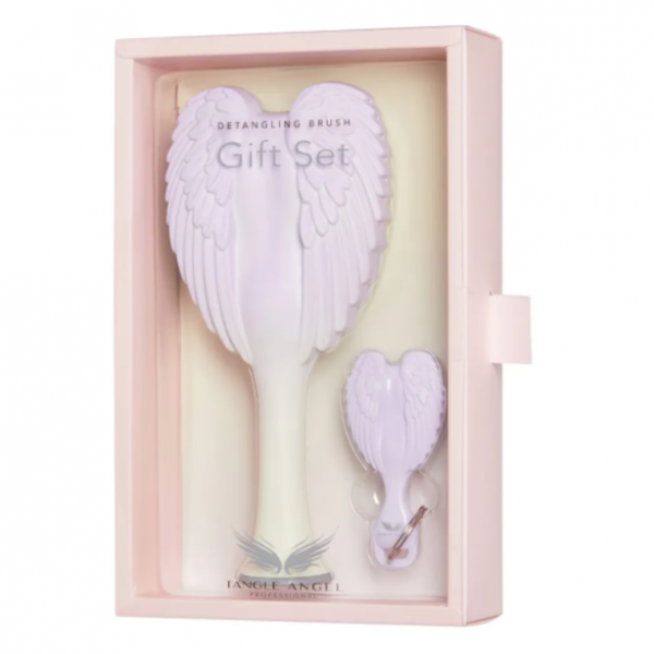 Подарунковий набір гребінців Tangle Angel 2.0 & Keyring Detangling Gift Set Lilac