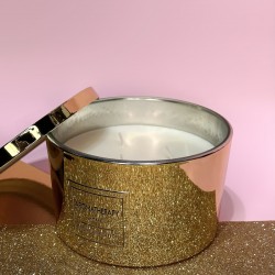 Ароматична свічка AROMATHERAPY HOME з 3 ґнотами 1 кг Ванільний йогурт (час горіння 35 годин)
