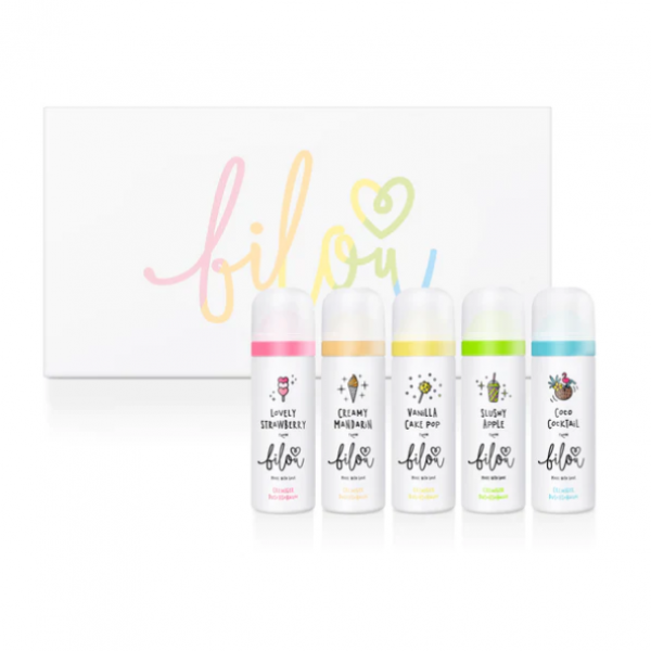 Подарунковий набір Bilou Rainbow Set (5 міні-пінок з кольоровими відтінками)