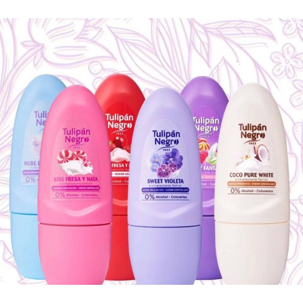 Дезодорант кульковий Tulipan Negro 50 мл Полуничний крем