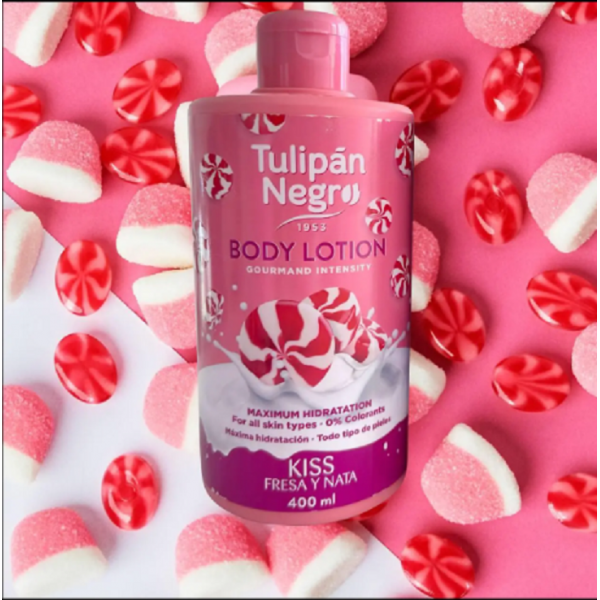 Лосьйон для тіла Tulipan Negro 400 мл Полуничний крем