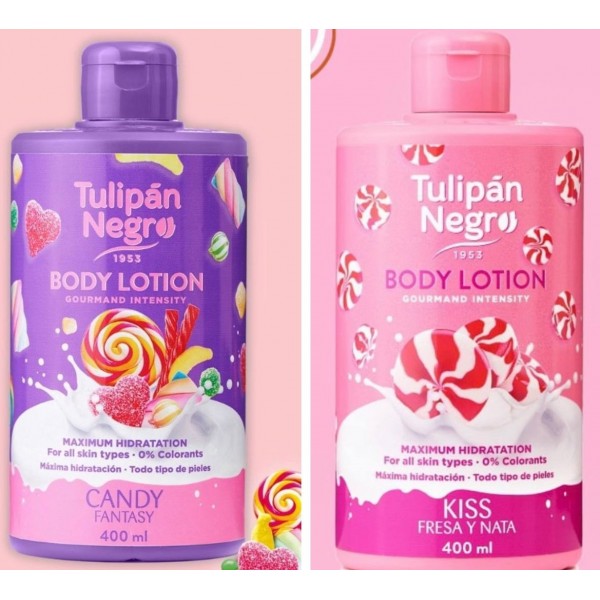 Лосьйон для тіла Tulipan Negro 400 мл Полуничний крем