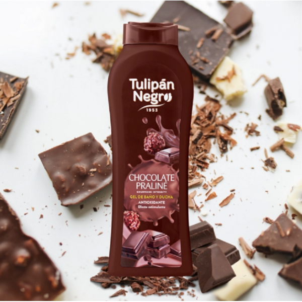 Гель для душа Tulipan Negro 650 мл Шоколадный пралине Гель для душа Tulipan Negro 650 мл Шоколадный пралине