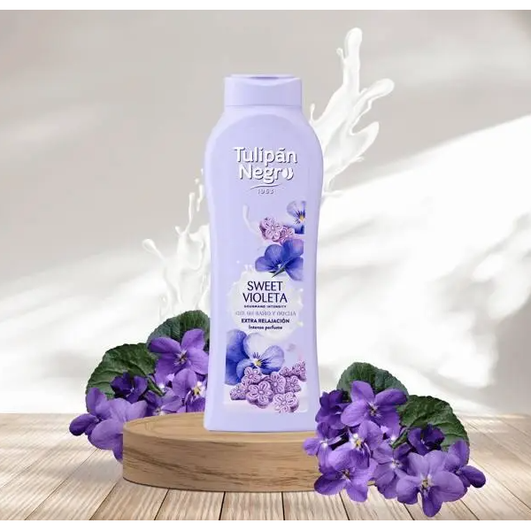 Гель для душа Tulipan Negro 650 мл Сладкая фиалка Гель для душа Tulipan Negro 650 мл Сладкая фиалка