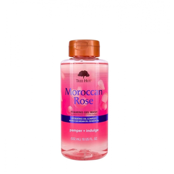 Гель для душу Tree Hut Foaming Gel Wash 532 мл Moroccan Rose