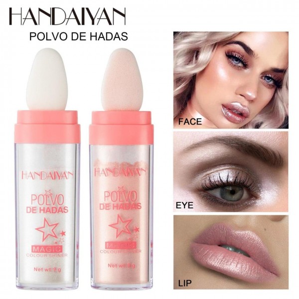 Хайлайтер Спаркл для лица,тела и волос Highlight Powder Stick, Handaiyan Polvo De Hadas Magic Color Shiner 01
