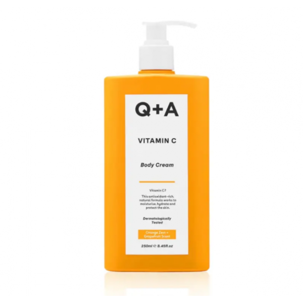 Крем для тіла з вітаміном С Q+A Vitamin C Body Cream 250 мл Крем для тіла з вітаміном С Q+A Vitamin C Body Cream 250 мл