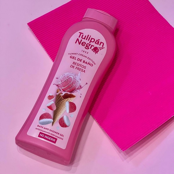 Гель для душу Tulipan Negro 650 мл Полуничний поцілунок