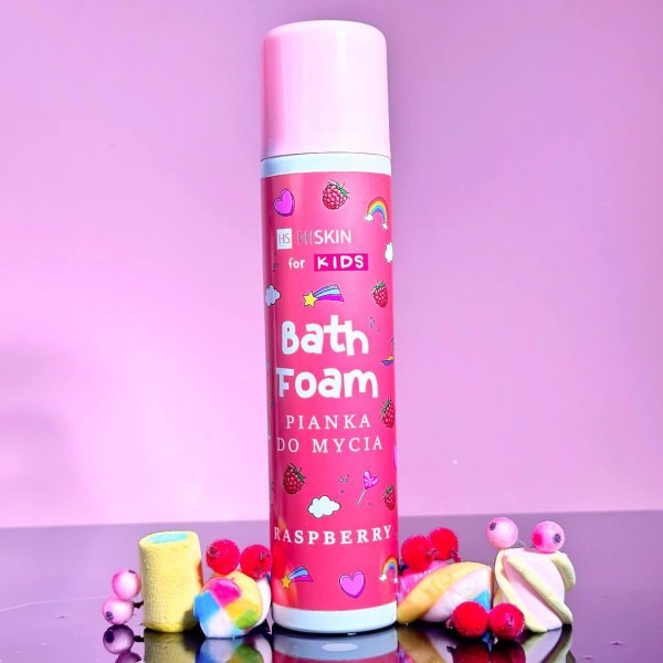 Пінка для душу Hiskin у формі спрею 250 мл Малина