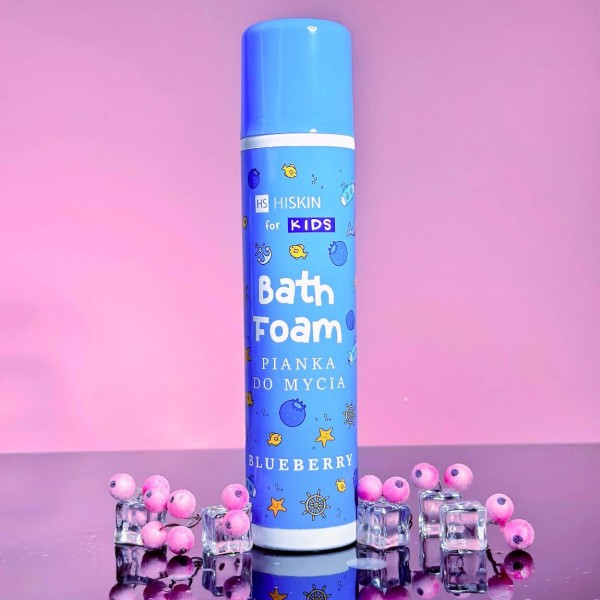 Пінка для душу Hiskin у формі спрею 250 мл Чорниця