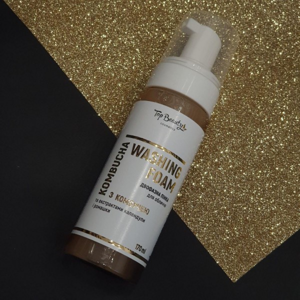 Пінка для вмивання Комбуча Top Beauty Kombucha Washing Foam 170 мл Пінка для вмивання Комбуча Top Beauty Kombucha Washing Foam 170 мл