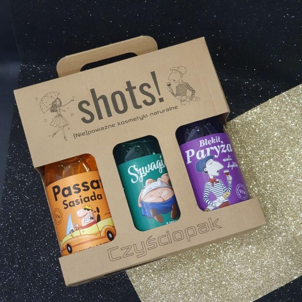 Подарунковий набір гелів для душу LaQ Shots! Szwagier Bartasa Shower Gel Подарунковий набір гелів для душу LaQ Shots! Szwagier Bartasa Shower Gel