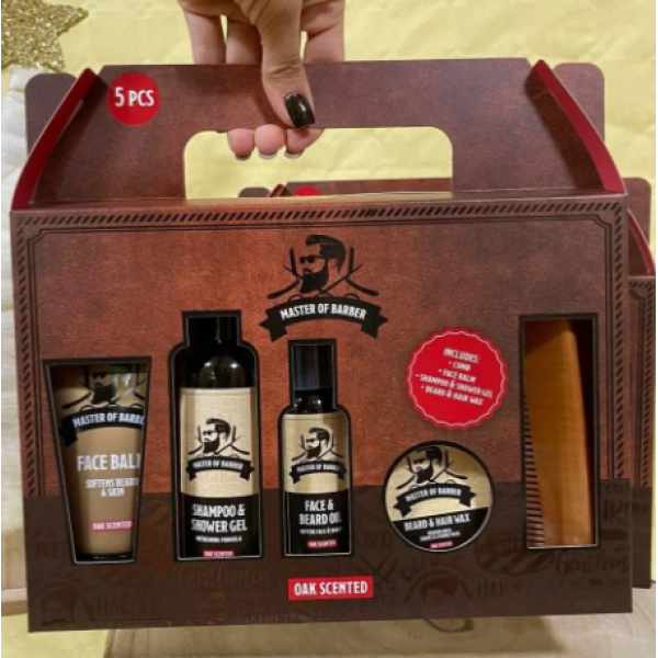 Набір професійний для бороди Master of Barber Oak Scented Max Brands Marketing B.V Набір професійний для бороди Master of Barber Oak Scented Max Brands Marketing B.V