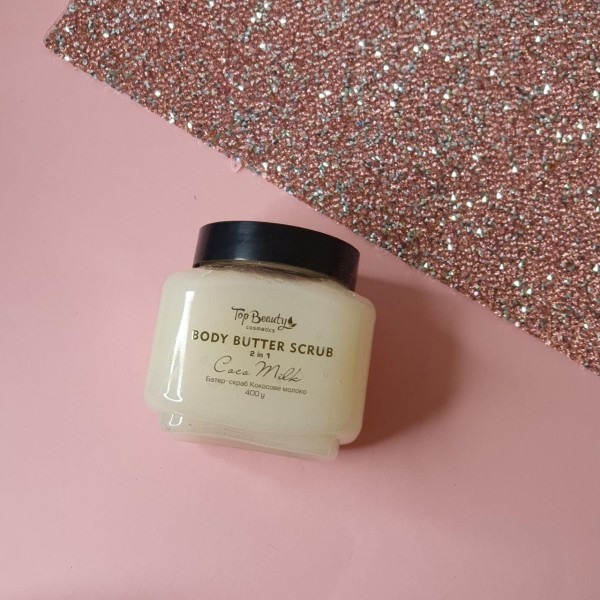 Баттер-скраб Top Beauty Body Butter Scrub 400 мл Кокосове молоко Баттер-скраб Top Beauty Body Butter Scrub 400 мл Кокосове молоко