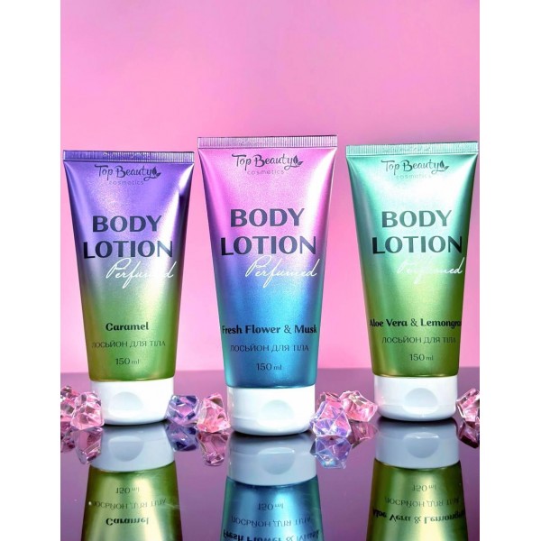 Парфумований лосьйон для тіла Top Beauty Body Lotion Perfumed 150 мл Квіти-Мускус Парфумований лосьйон для тіла Top Beauty Body Lotion Perfumed 150 мл Квіти-Мускус