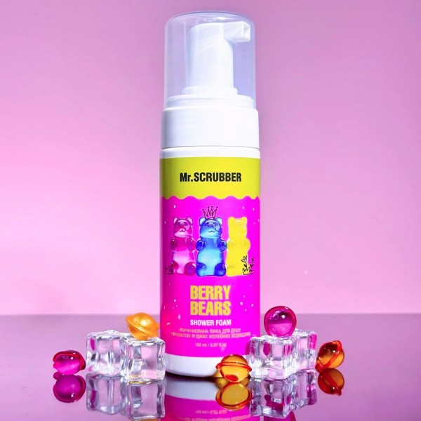 Парфумована пінка для душу Mr.SCRUBBER 150 мл Berry bears