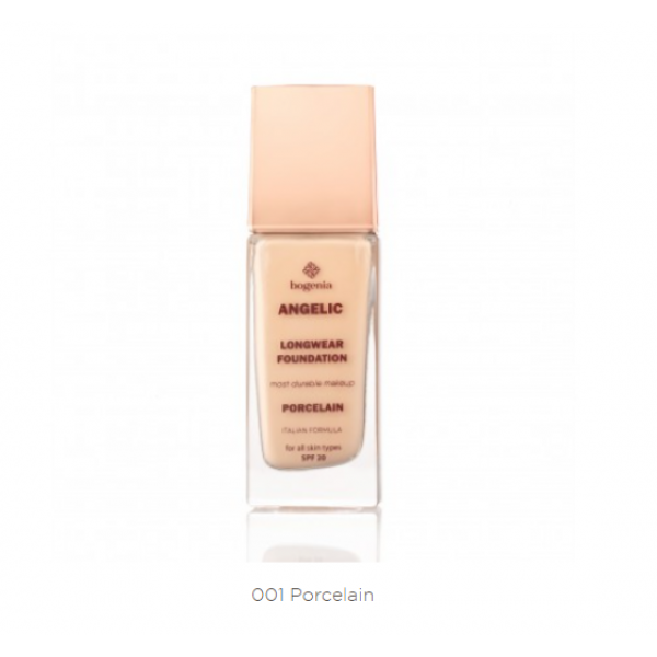 Стійка тональна база для обличчя Bogenia Angelic Longwear Foundation 30 мл 001 Porcelain