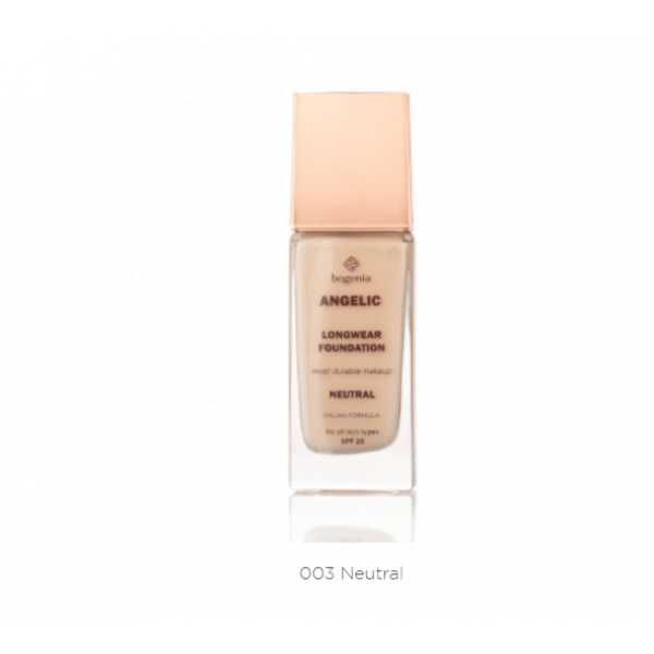 Устойчивая тональная база для лица Bogenia Angelic Longwear Foundation 30 мл 003 Neutral
