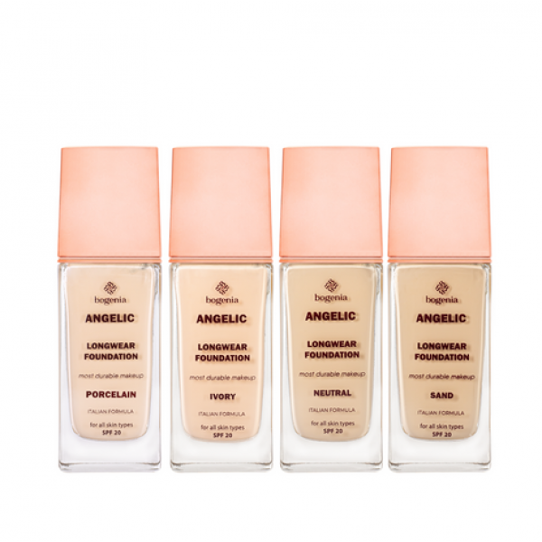 Стійка тональна база для обличчя Bogenia Angelic Longwear Foundation 30 мл BG605 004 Sand