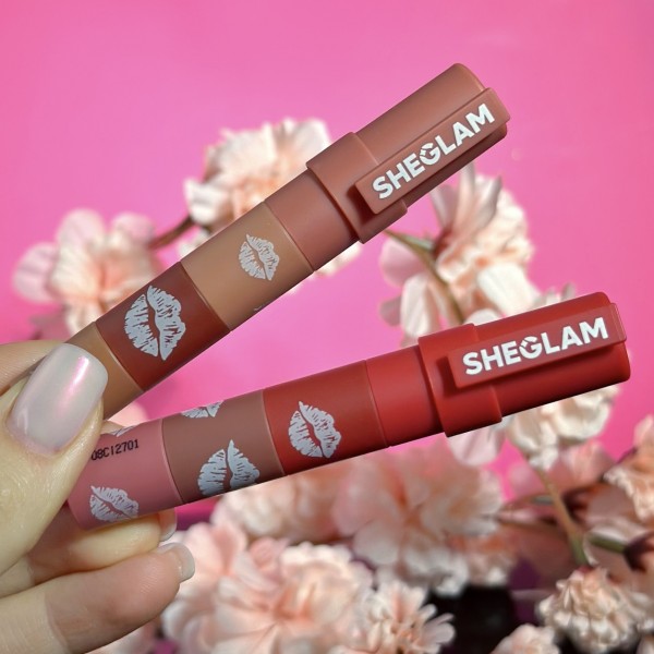 Помада для губ 4 в 1 Sheglam Mega Lip Stacks Bare Stack