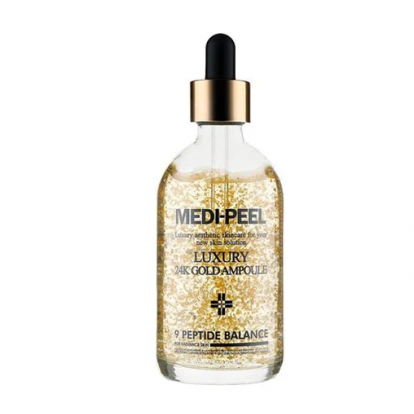 Антиоксидантна сироватка для обличчя Medi-Peel Luxury 24K Gold Ampoule для сяяння шкіри, 100 мл Антиоксидантна сироватка для обличчя Medi-Peel Luxury 24K Gold Ampoule для сяяння шкіри, 100 мл