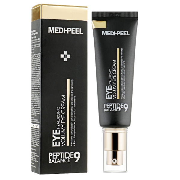 Омолоджувальний крем для повік з пептидами - Medi Peel Peptide 9 Hyaluronic Volumy Eye Cream