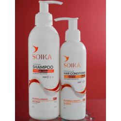 Набір для волосся Soika  "Глибоке очищення" з АНА кислотами (шампунь,кондиціонер )