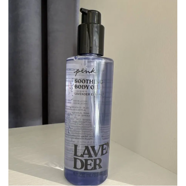 Парфумована олія для тіла Victoria's Secret Pink Soothing Body Oil 236 мл Лаванда