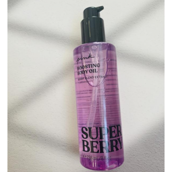 Парфумована олія для тіла Victoria's Secret Pink Soothing Body Oil 236 мл Ягода