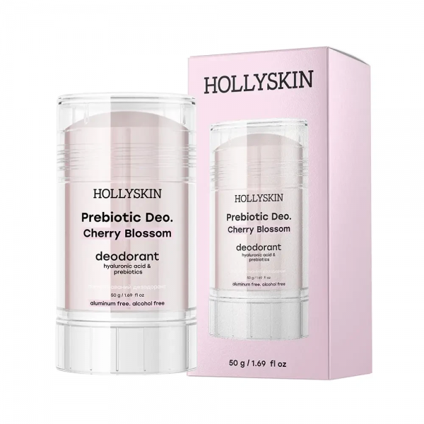 Парфумований дезодорант з гіалуроновою кислотою і пребіотиками HOLLYSKIN Prebiotic Deo 50 г