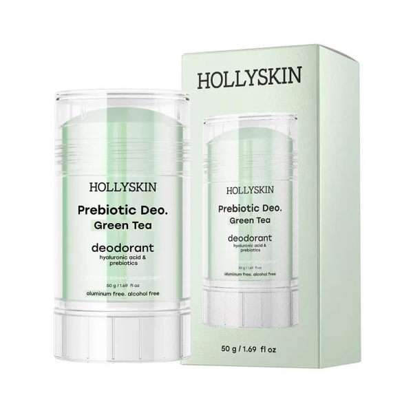 Парфумований дезодорант з гіалуроновою кислотою і пребіотиками HOLLYSKIN Prebiotic Deo 50 г