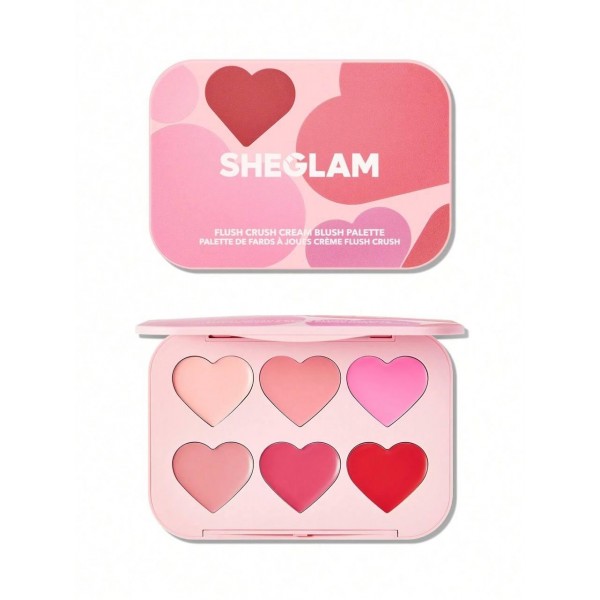 Кремовые румяна Sheglam Flush Crush Cream Blush Pallette