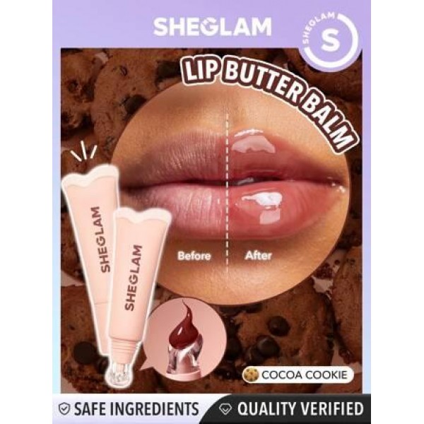 Зволожуючий бальзам для губ Sheglam Crystal Glaze Moisturizing Lip Care Cocoa Cookie 10 мл